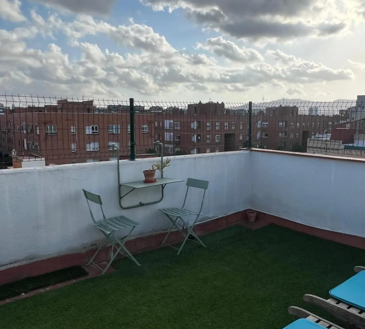 Hostel Private Double Room In A Shared Penthouse With Patios Sant Adria de Besos