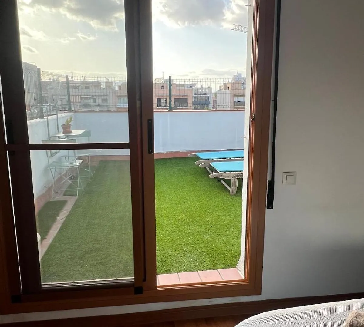 Hostel Private Double Room In A Shared Penthouse With Patios Sant Adria de Besos